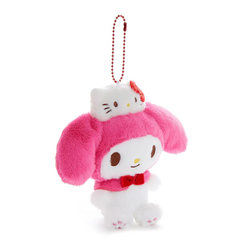 My Melody Mascot Keychain Plush :Hello Kitty 50th Anniversary