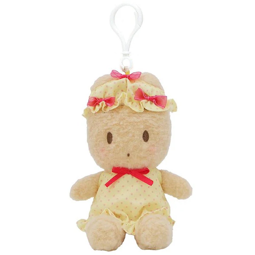 Sanrio Marroncream Nightcap Ribbon Mascot Clip-On Plush Keychain