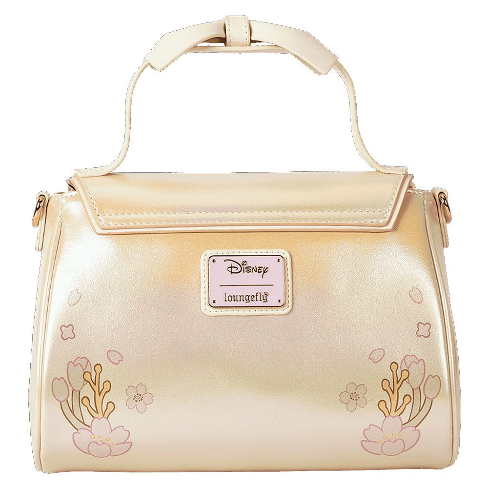 Loungefly x Stitch & Angel Cherry Blossom Bow Handle Crossbody Bag