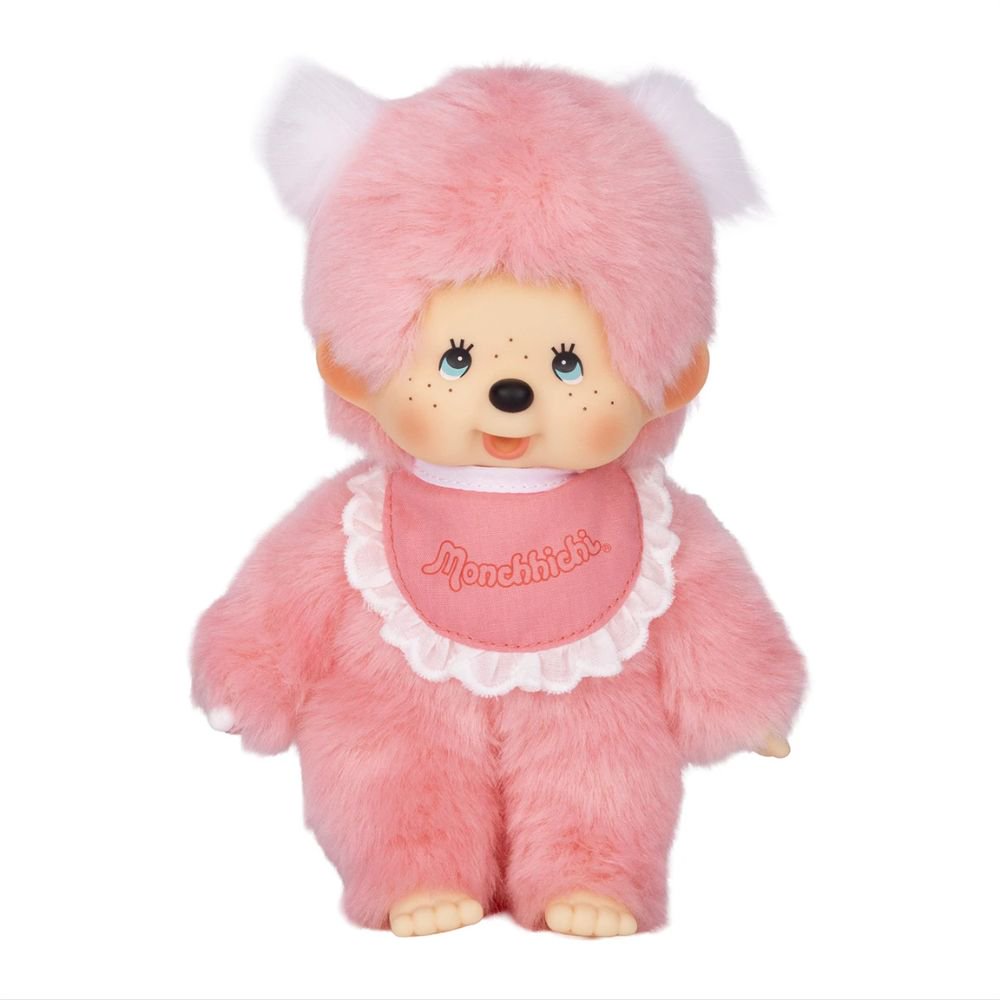 Monchhichi New Pink Pigtails Gril 8" Plush