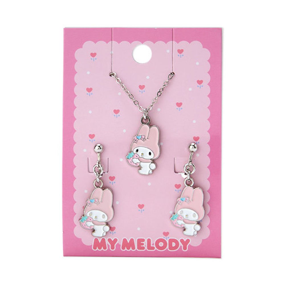 Sanrio Characters Necklace & Earrings Set
