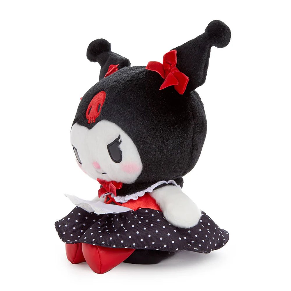 Kuromi Retro Red Polka Dot Dress 9" Plush