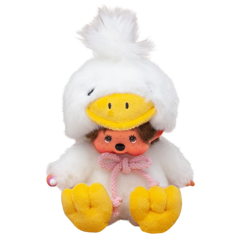 Monchhichi Fluffy Sitting Duck 8" Plush