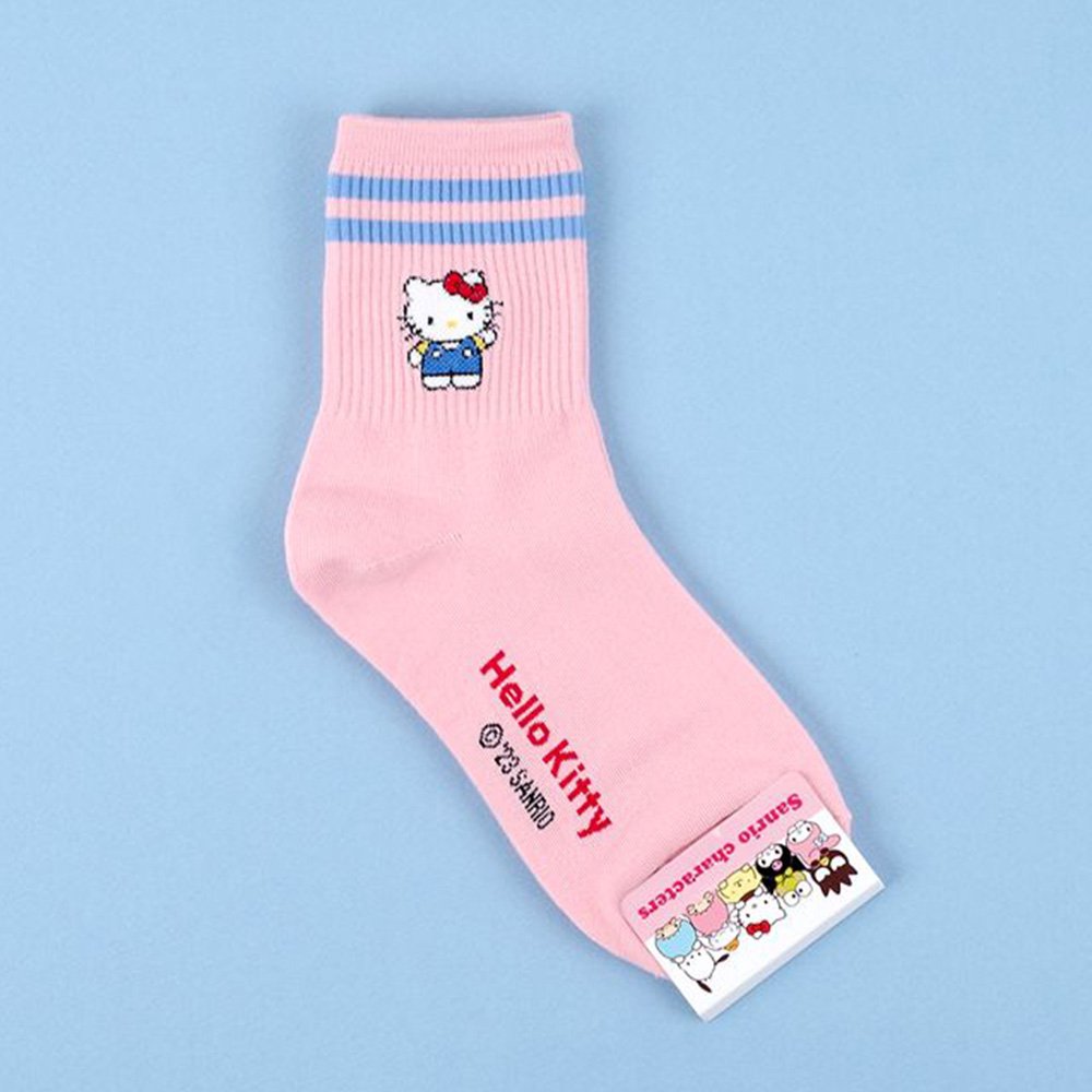 Sanrio Striped Crew Socks