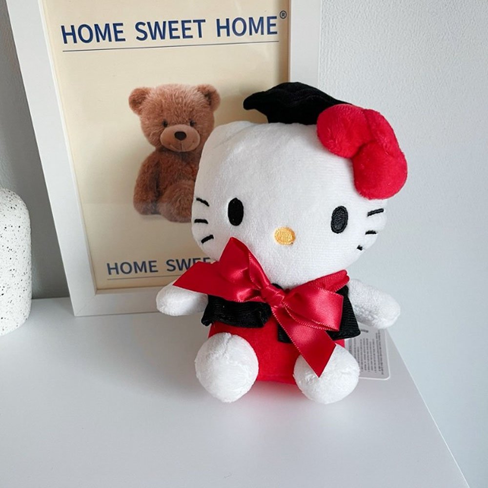 Sanrio Hello Kitty Graduation Clip-On Plush