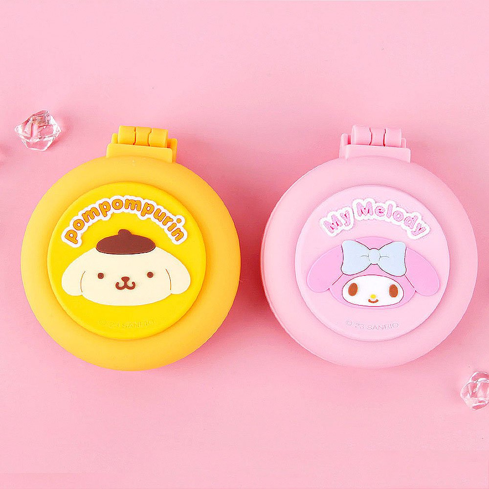Sanrio Characters 2 in 1 Mirror Brush Set