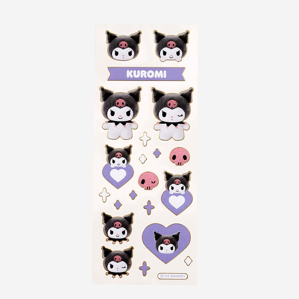 Sanrio Characters Gold Bolder Sticker :Pompom