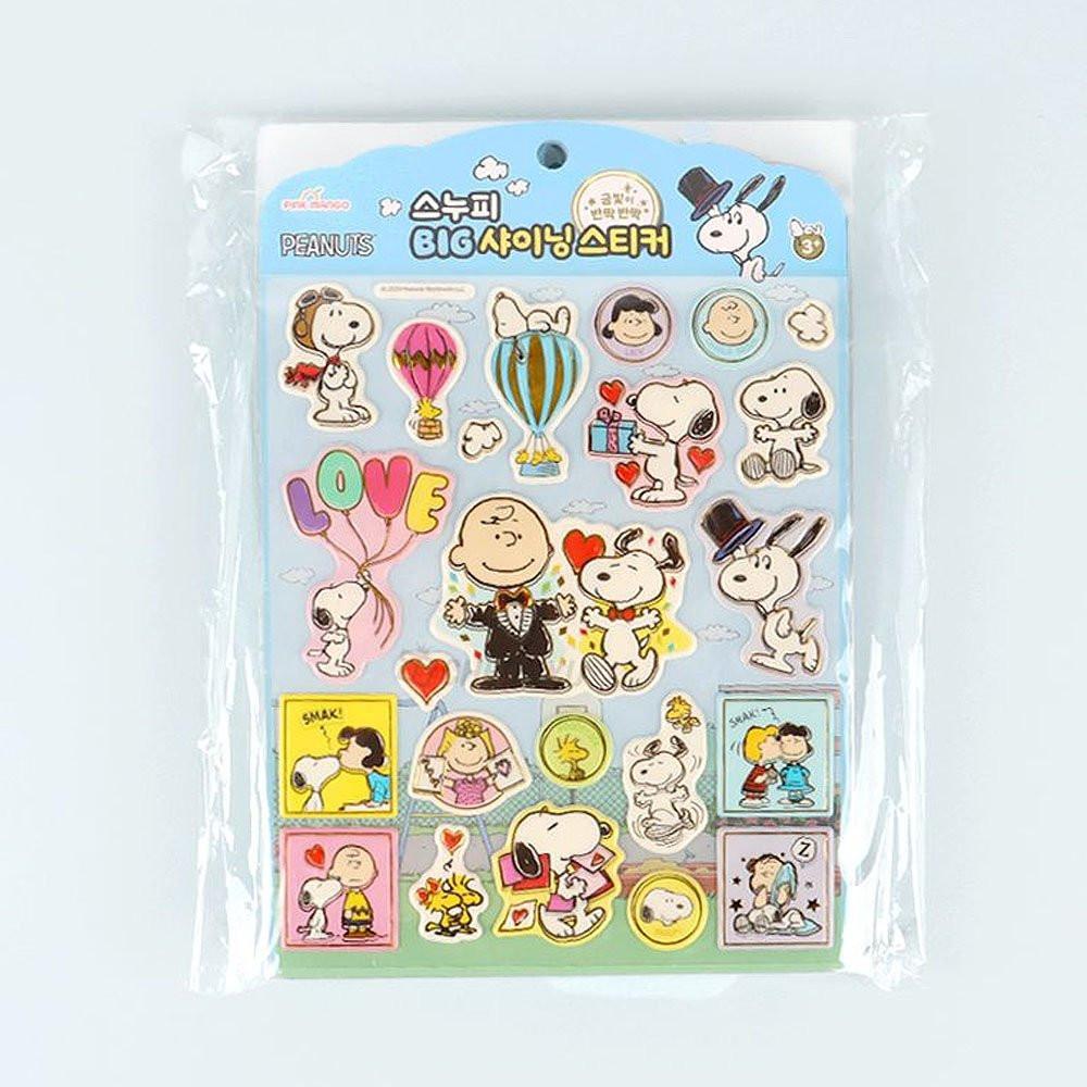 Peanuts Snoopy Big Shining Sticker