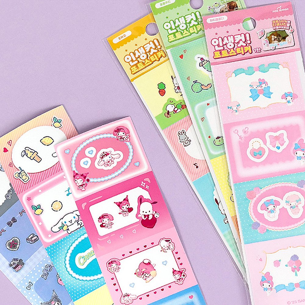 Sanrio Characters Photo Deco Sticker