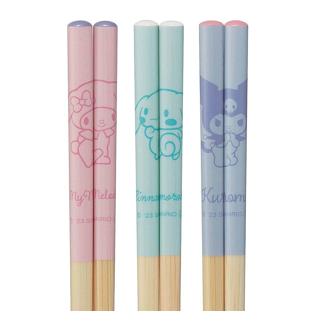 Sanrio Bamboo Chopsticks 3 Set