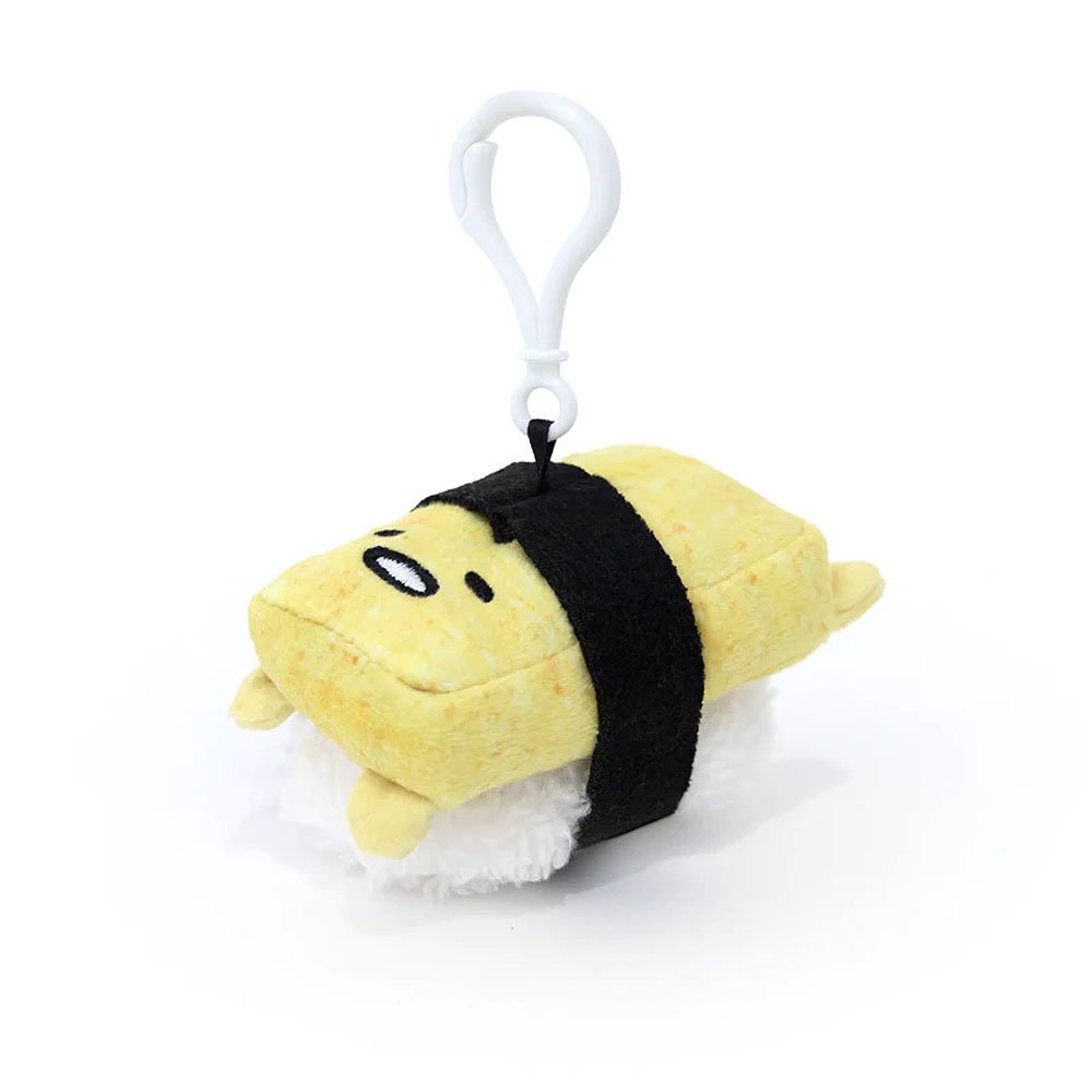 Gudetama Tamago Sushi Mascot Clip On Plush
