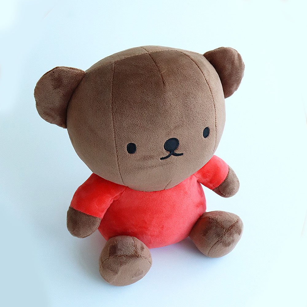 Miffy friends Boris Teddy Bear plush, Boris Teddy Bear Stuffed Animal plush, Boris Teddy Bear Soft Doll Toy