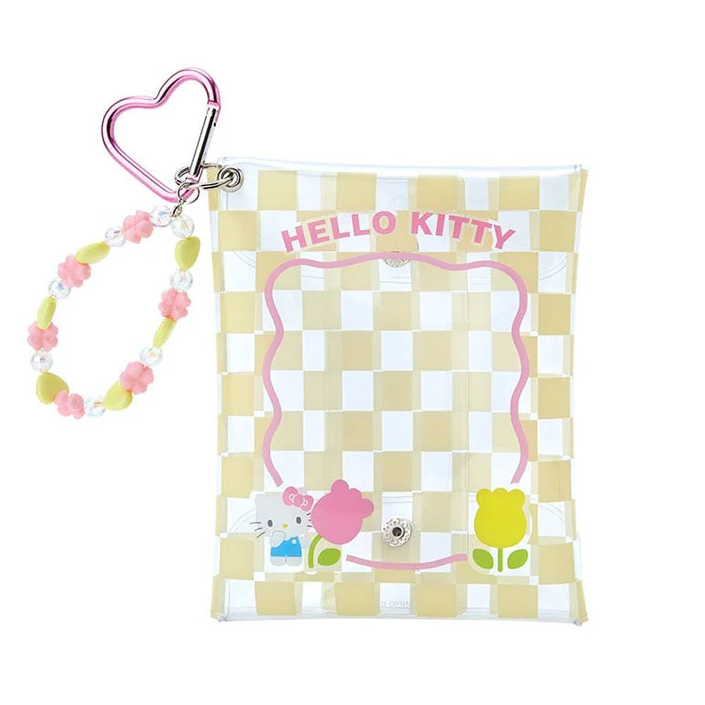 Sanrio Characters Mini Pouch :Pastel Check