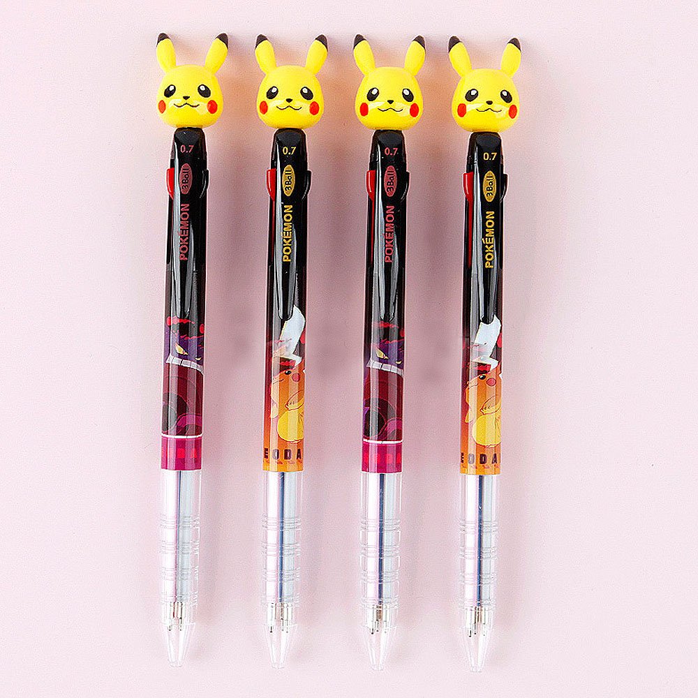 Pokemon Pikacuh Mascot 3-Color Ballpoint Pen