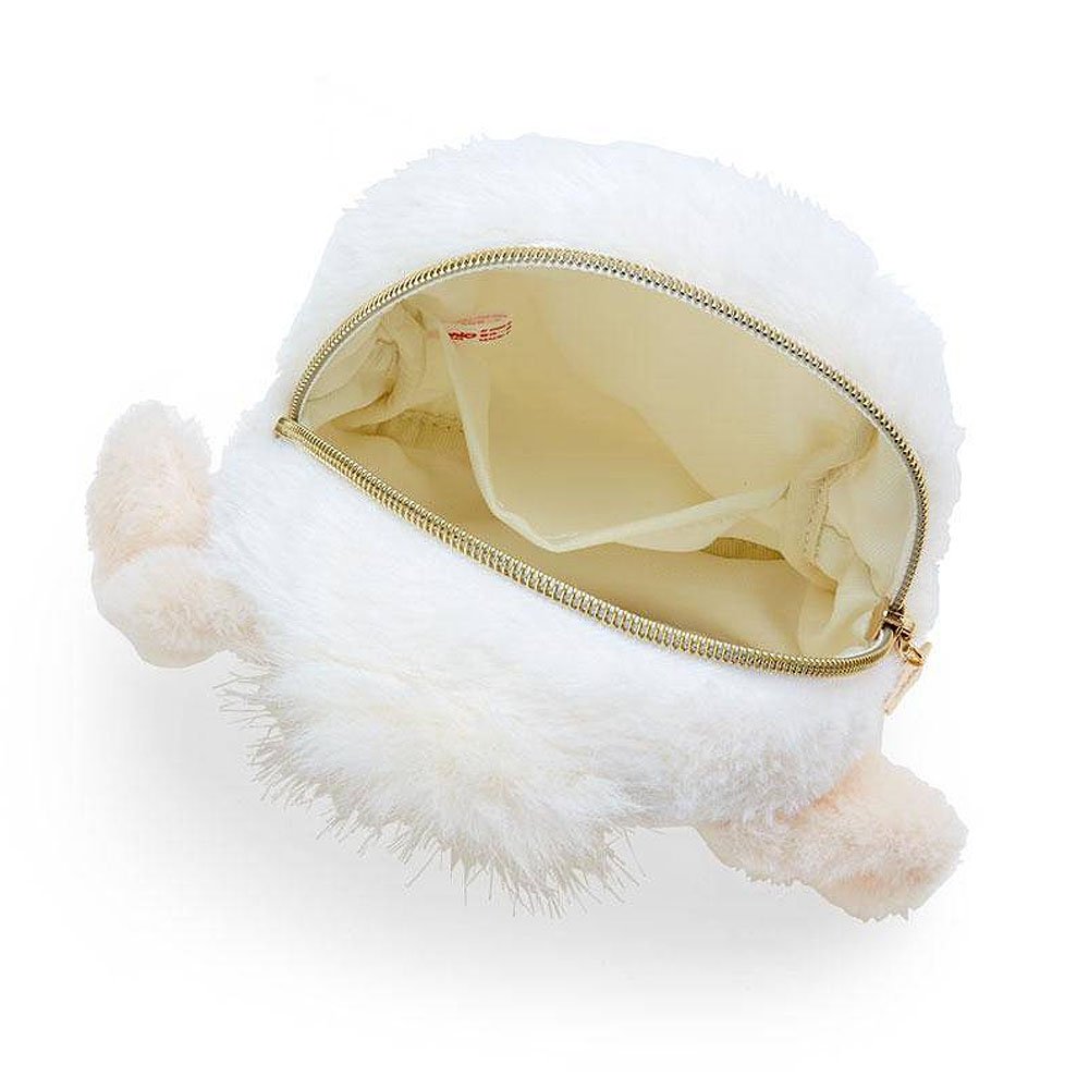 Pochacco Fluffy Plush Clutch: White Gold