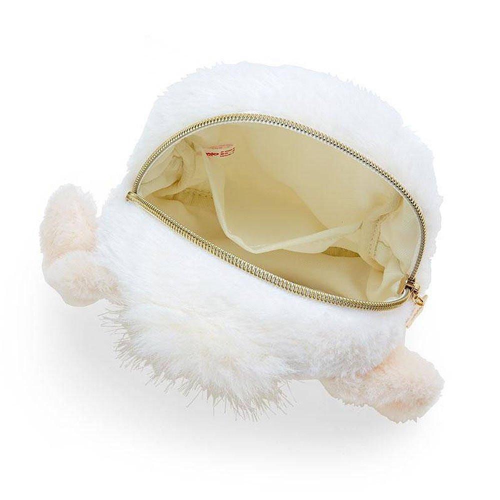 Pochacco Fluffy Plush Clutch: White Gold