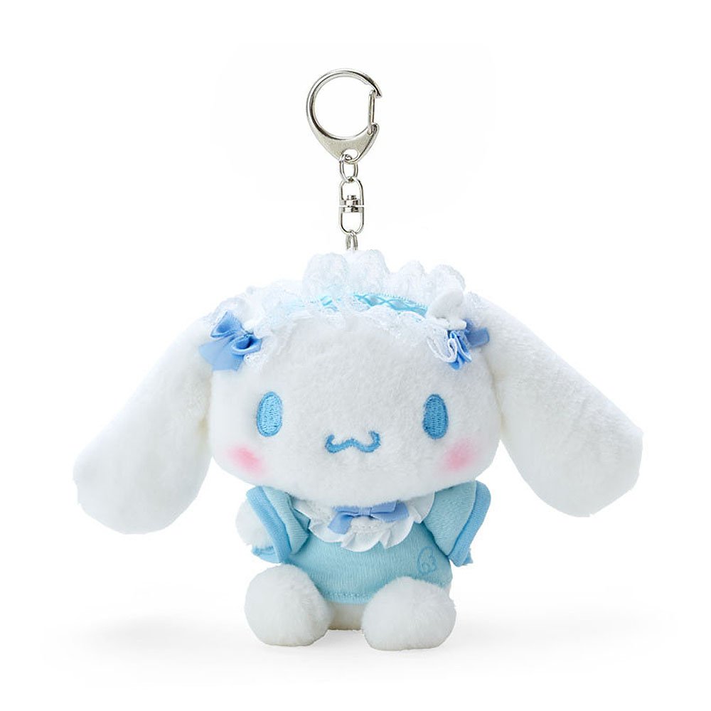 Cinnamoroll Plush Mascot Keychain :Blue Angel