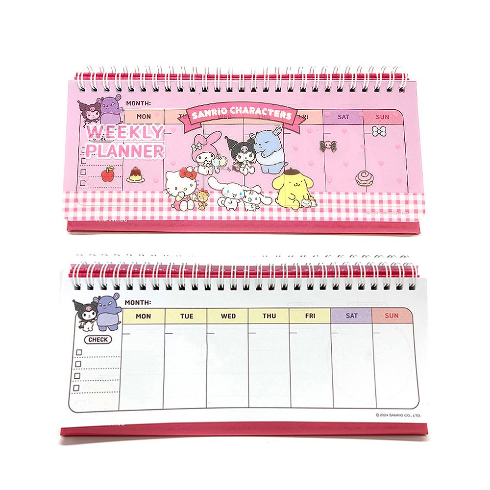 Sanrio Characters Standing Weekly Planner