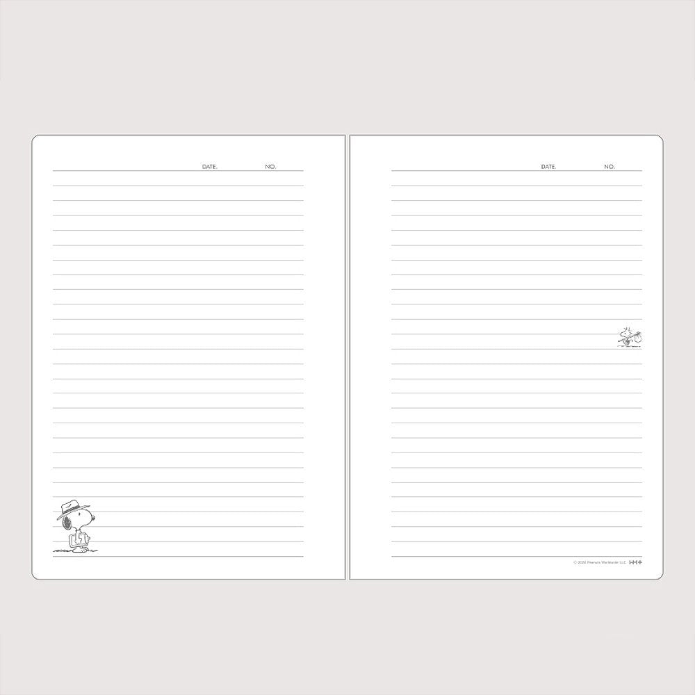 Peanuts Snoopy & Charlie Brown A5 Hard Cover Notebook