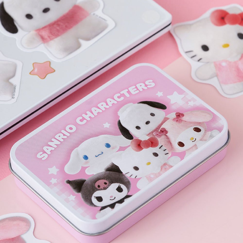 Sanrio Characters Tin Case Sticker Set :Pompom