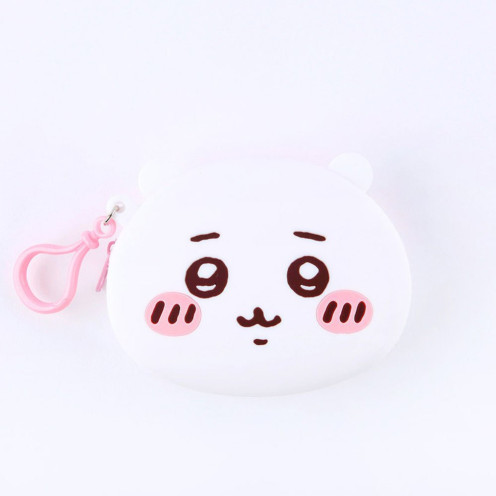 Chiikawa and Hachiware Silicon Pouch Keychain