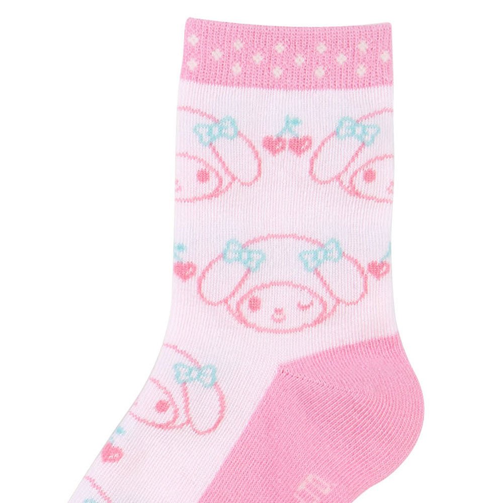 Sanrio My Melody 3Pair Sneaker Socks :Berry