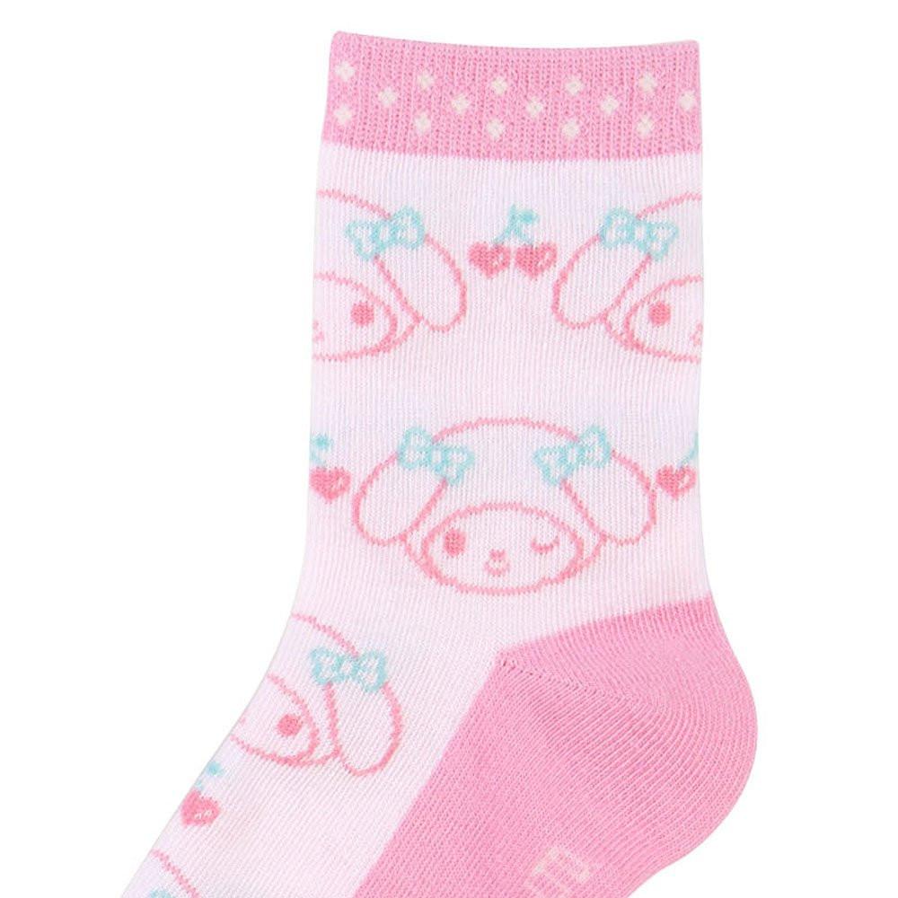 Sanrio My Melody 3Pair Sneaker Socks :Berry