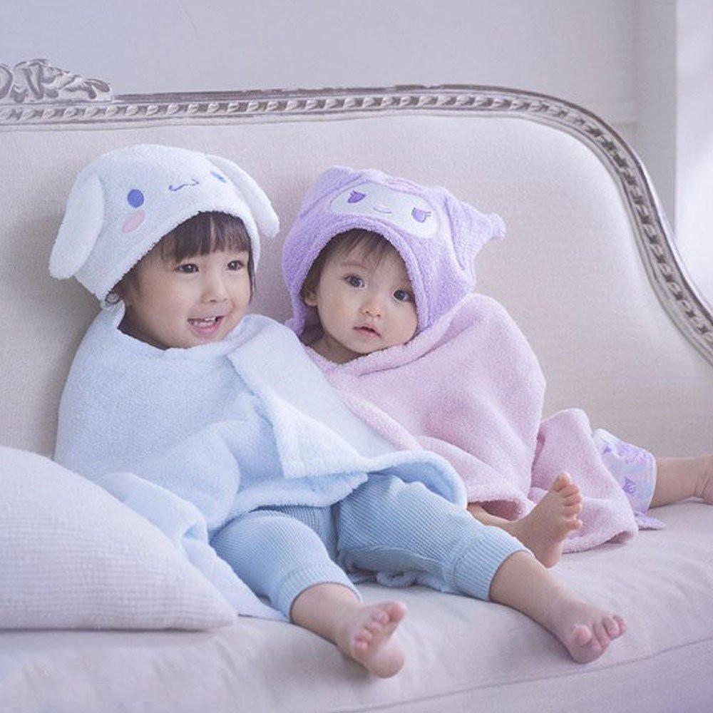 Sanrio Baby Cinnamoroll Hooded Bath Towel