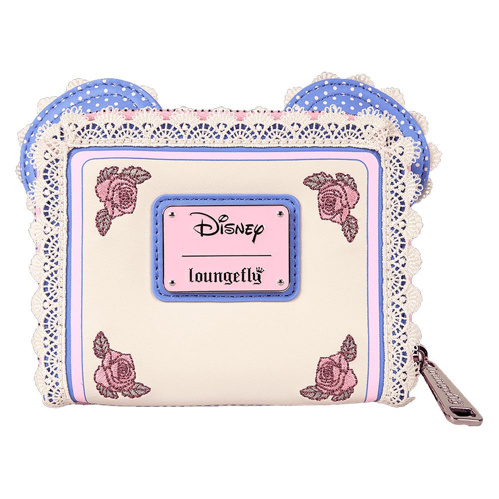 Loungefly x Minnie Mouse Floral and Lace Zip Around Wallet