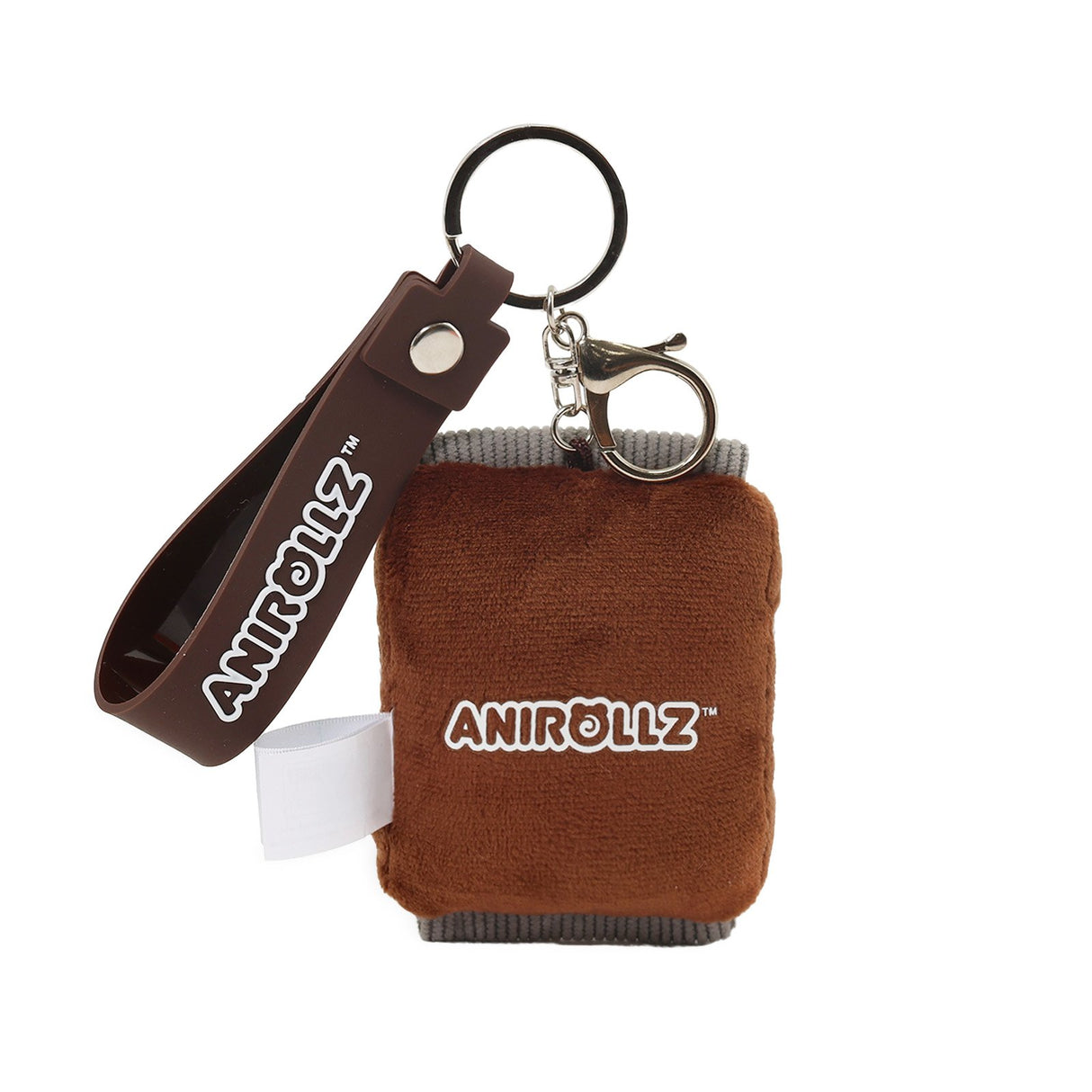 Anirollz x Hershey's Milk Chocolate Pandaroll Plush Strap Charm Keychain