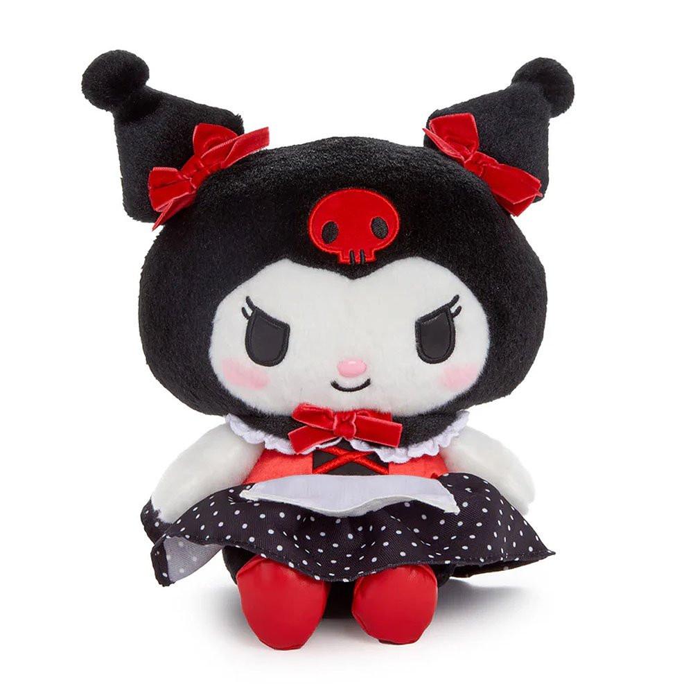Kuromi Retro Red Polka Dot Dress 9" Plush