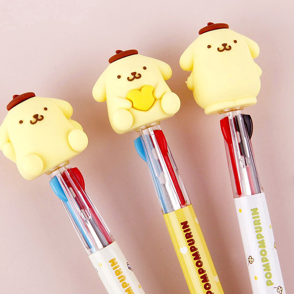 Sanrio Pompompurin Figure 3-Color Pen