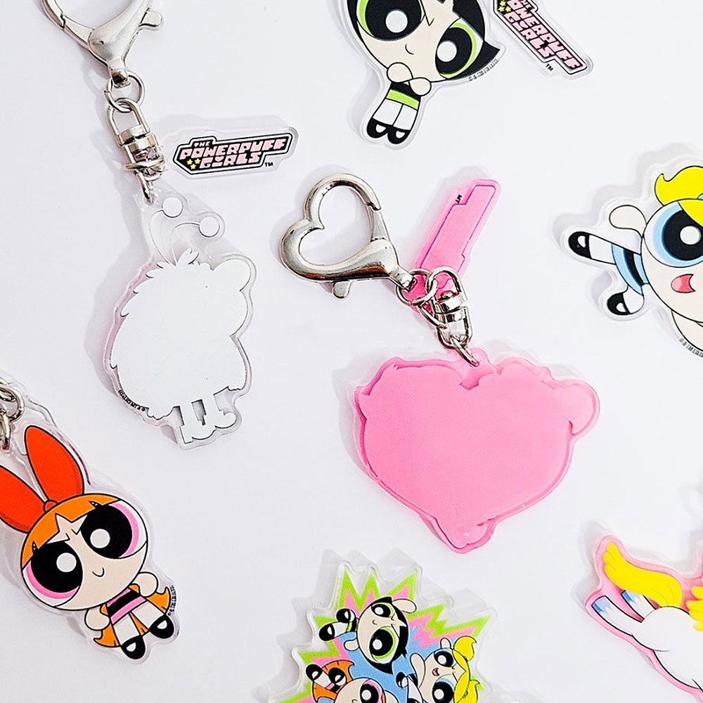 The Powerpuff Girls Y2k Secret Bag Acrylic Key Ring
