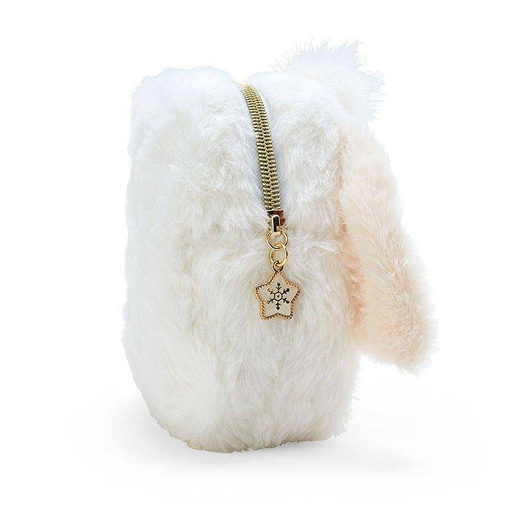 Pochacco Fluffy Plush Clutch: White Gold