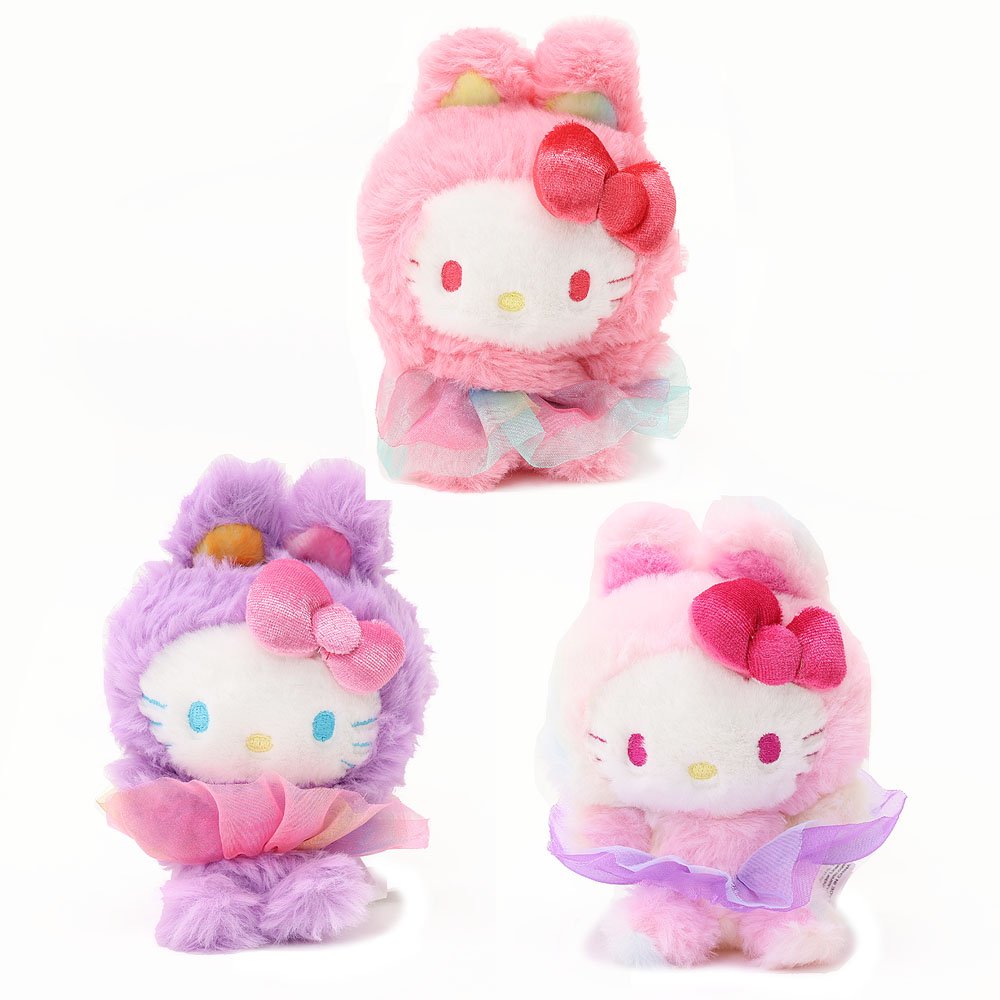 Sanrio Hello Kitty Tulle Skirt Bunny Mascot Clip-On Plush