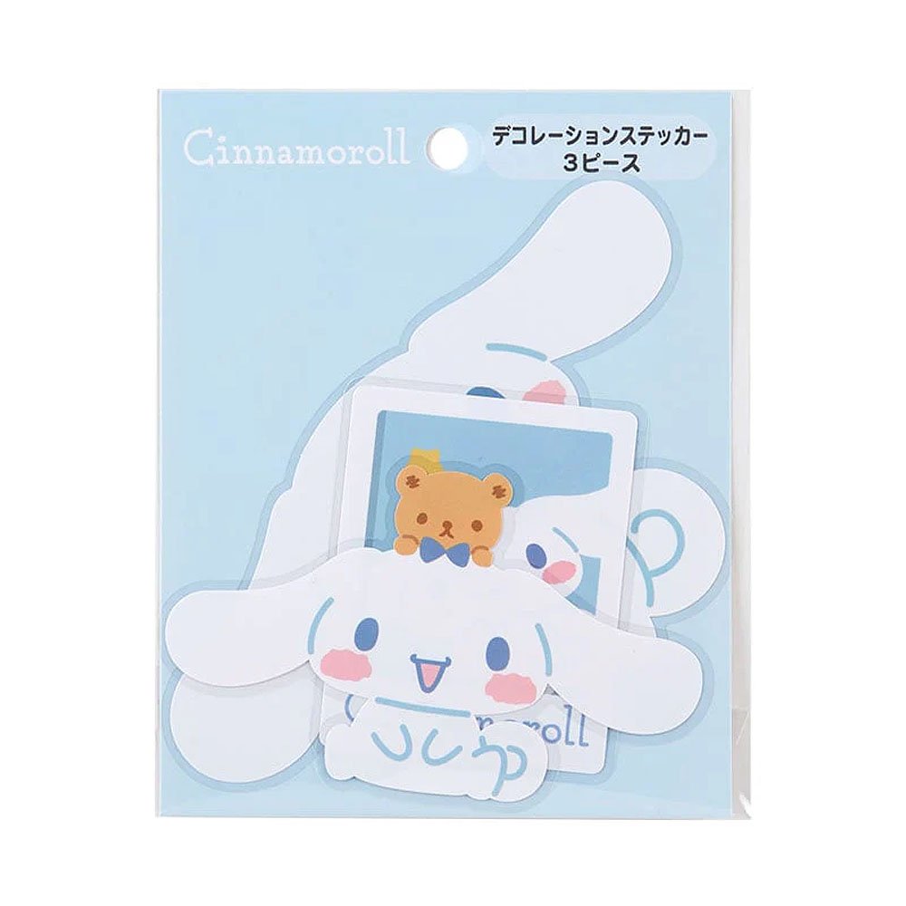 Sanrio Characters 3-pc Tech Sticker Set