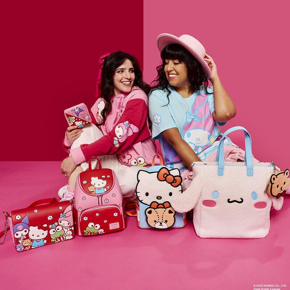 Loungefly x Sanrio Cinnamoroll Cosplay Sherpa Tote Bag With Coin Bag