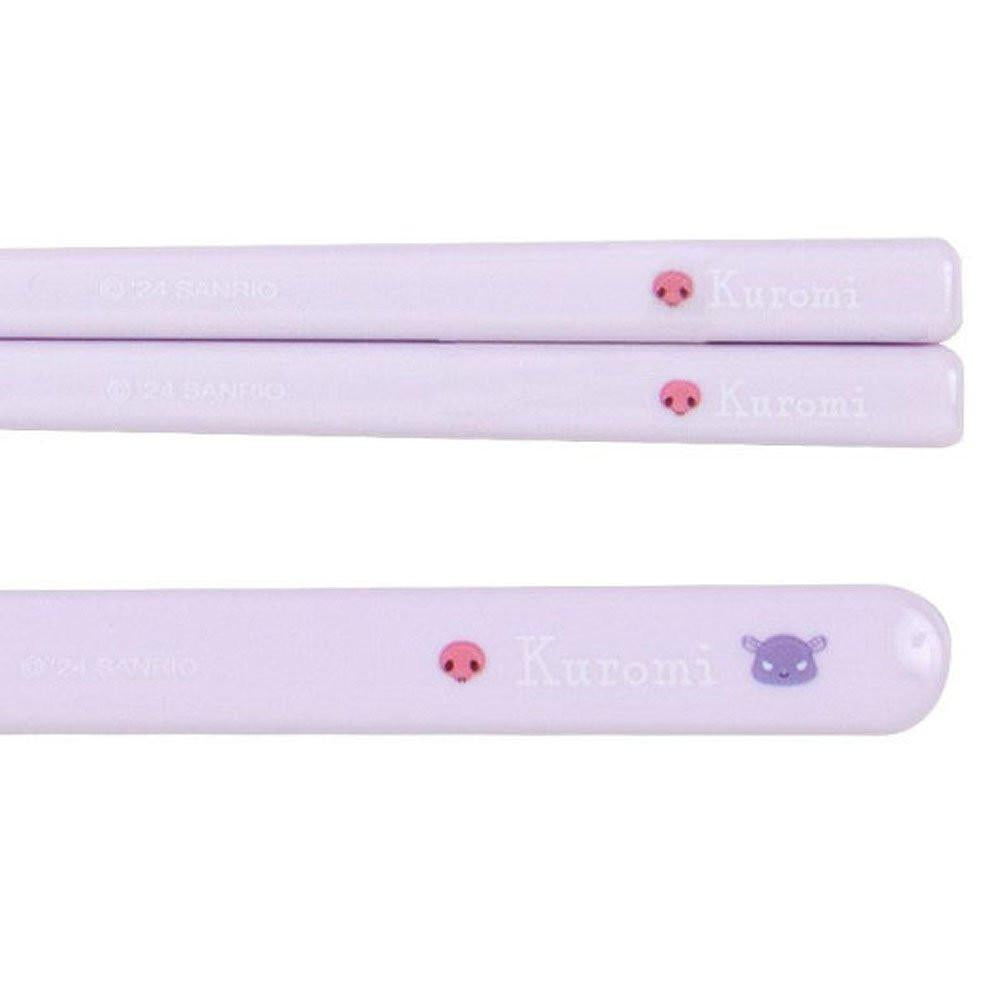 Kuromi Bento Box & Chopsticks & Spoon with Case Set