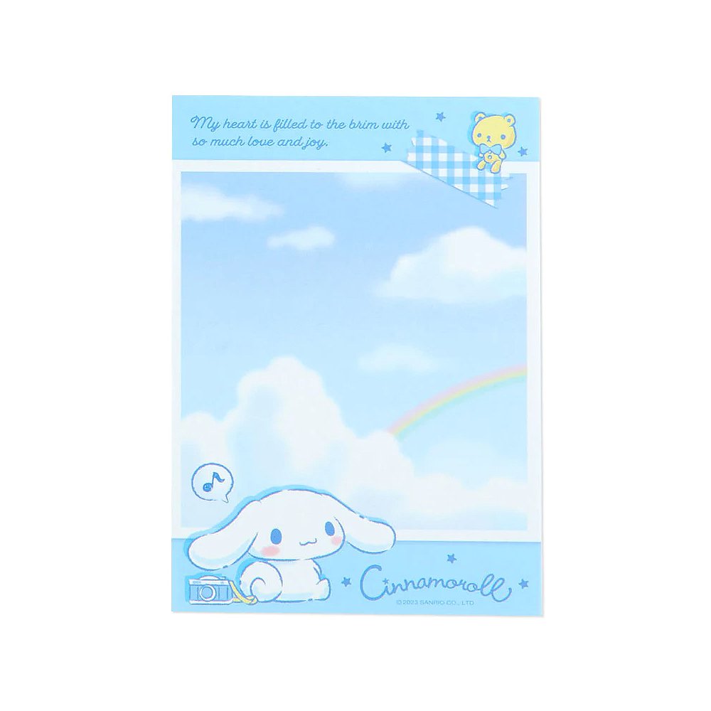 Sanrio Cinnamoroll Memo Pad & Sticker Set