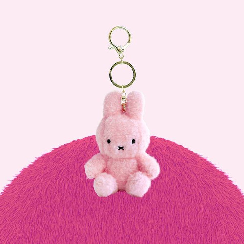 Miffy Creamy Mascot Plush Keychain