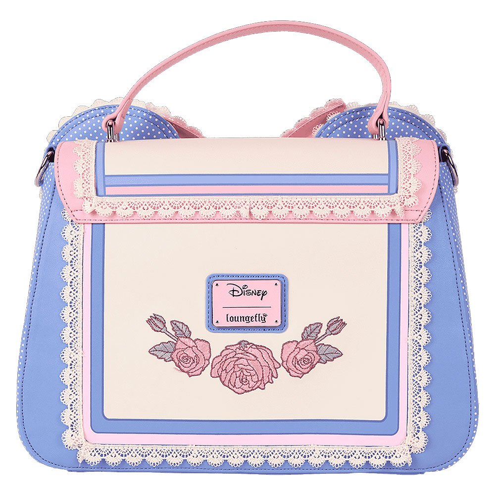 Loungefly x Minnie Mouse Floral and Lace Crossbody Bag