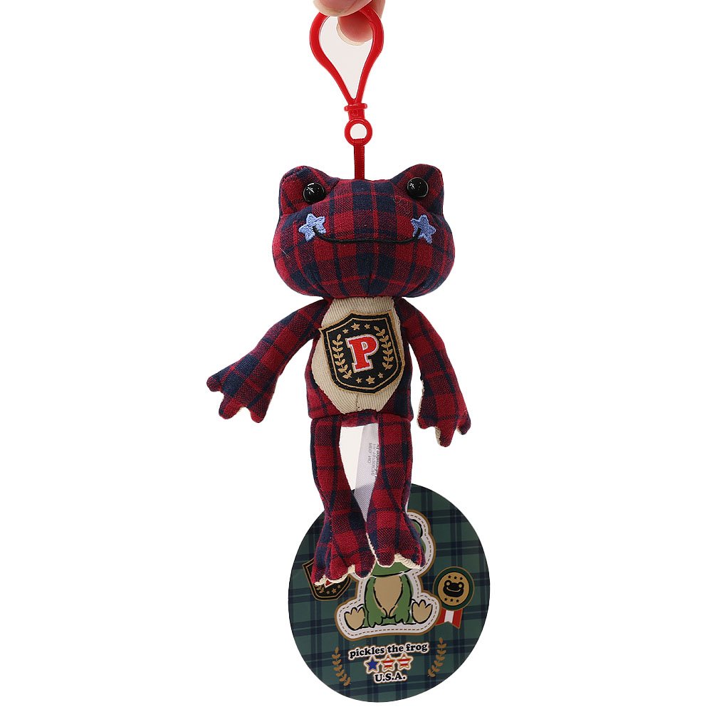 Pickles Checker Mascot Clip-On Plush