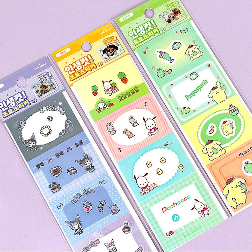 Sanrio Characters Photo Deco Sticker