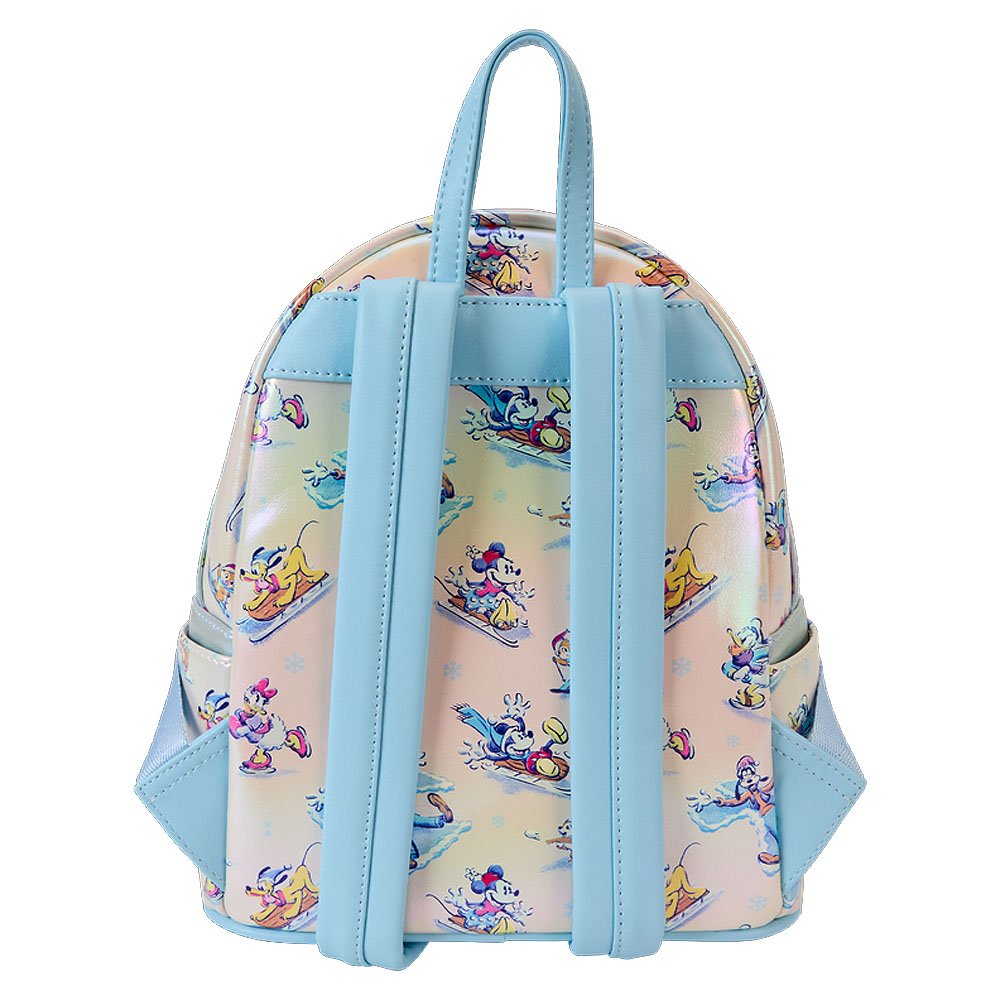 Loungefly x Mickey & Friends Winter Wonderland Mini Backpack With Ear Headband
