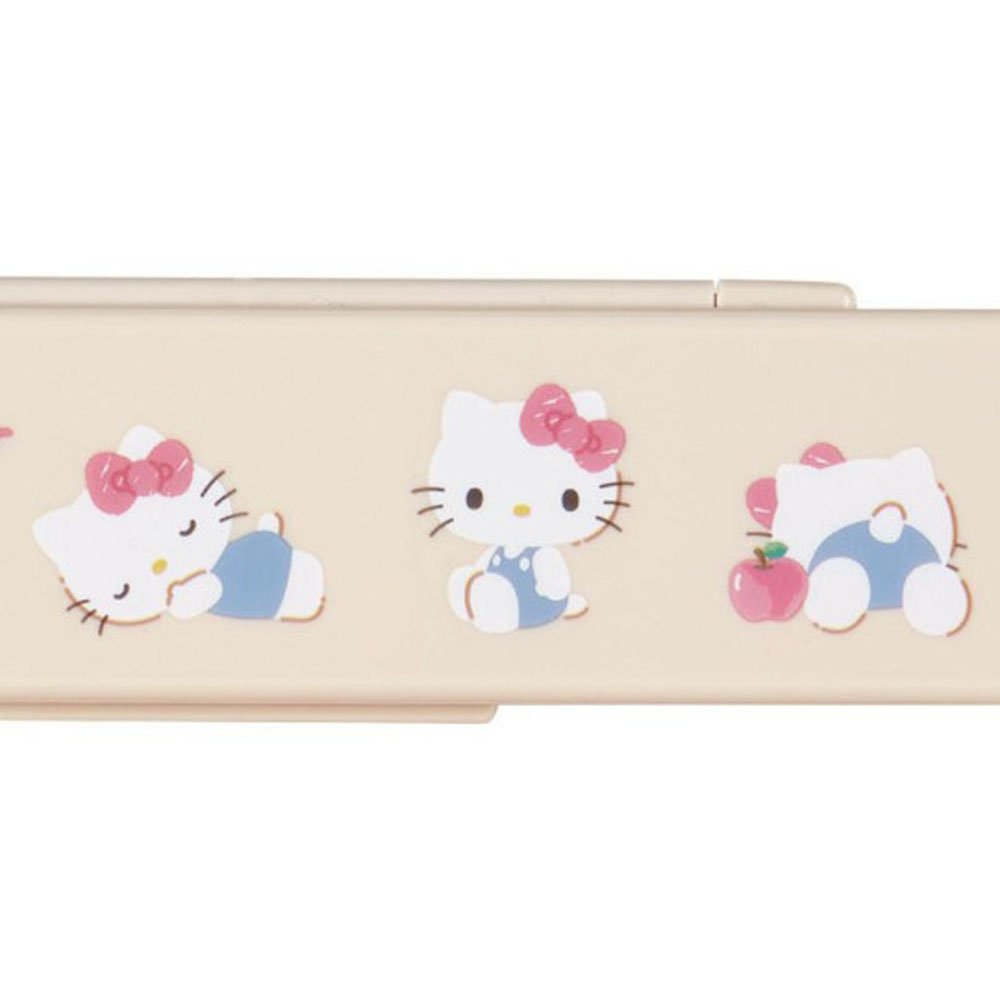 Hello Kitty Bento Box & Chopsticks & Spoon with Case Set