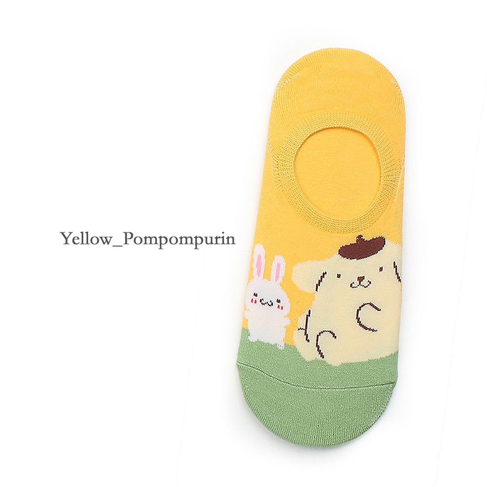 Sanrio Characters Buddy No Show Socks