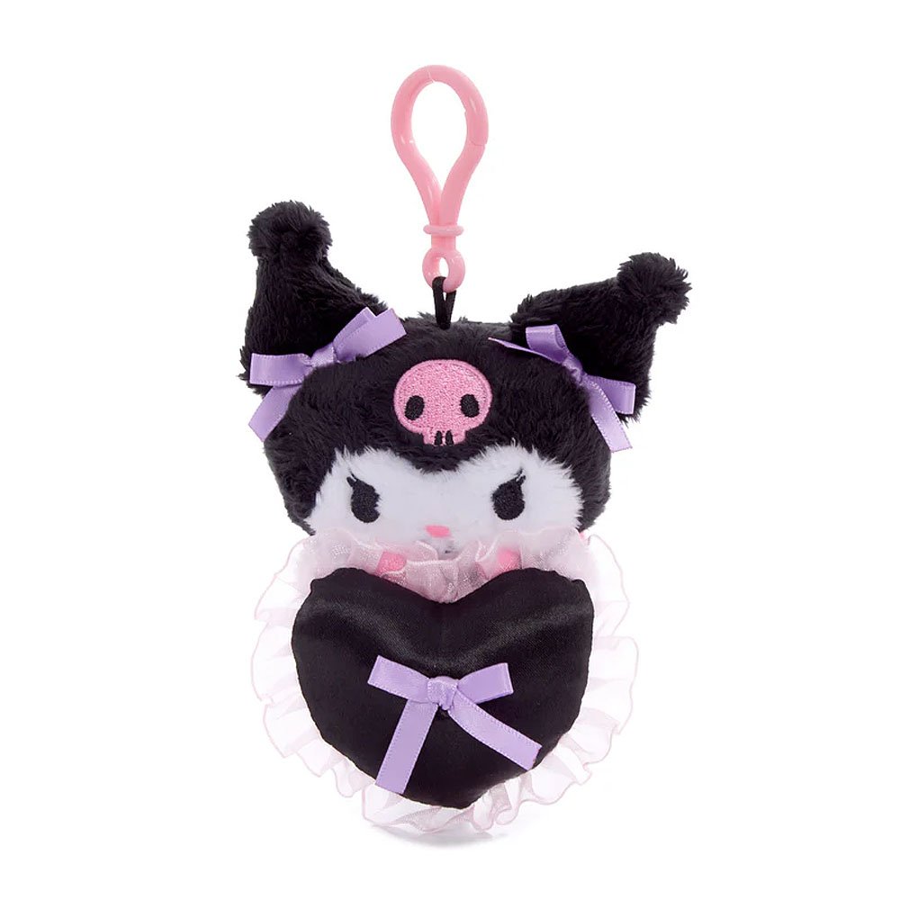 Kuromi Lovely Girl Mascot Clip-On Plush