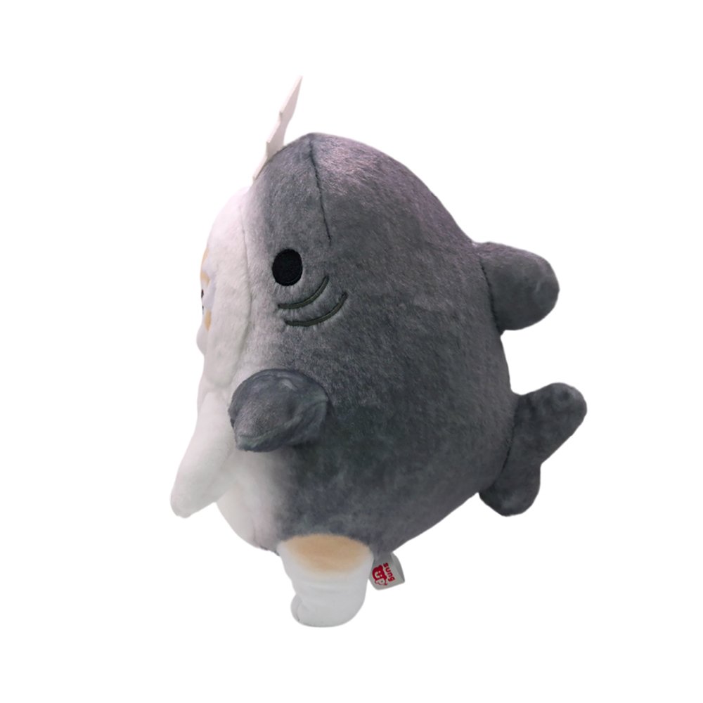 Mofusand Shark Meow Plush :Cream Cat
