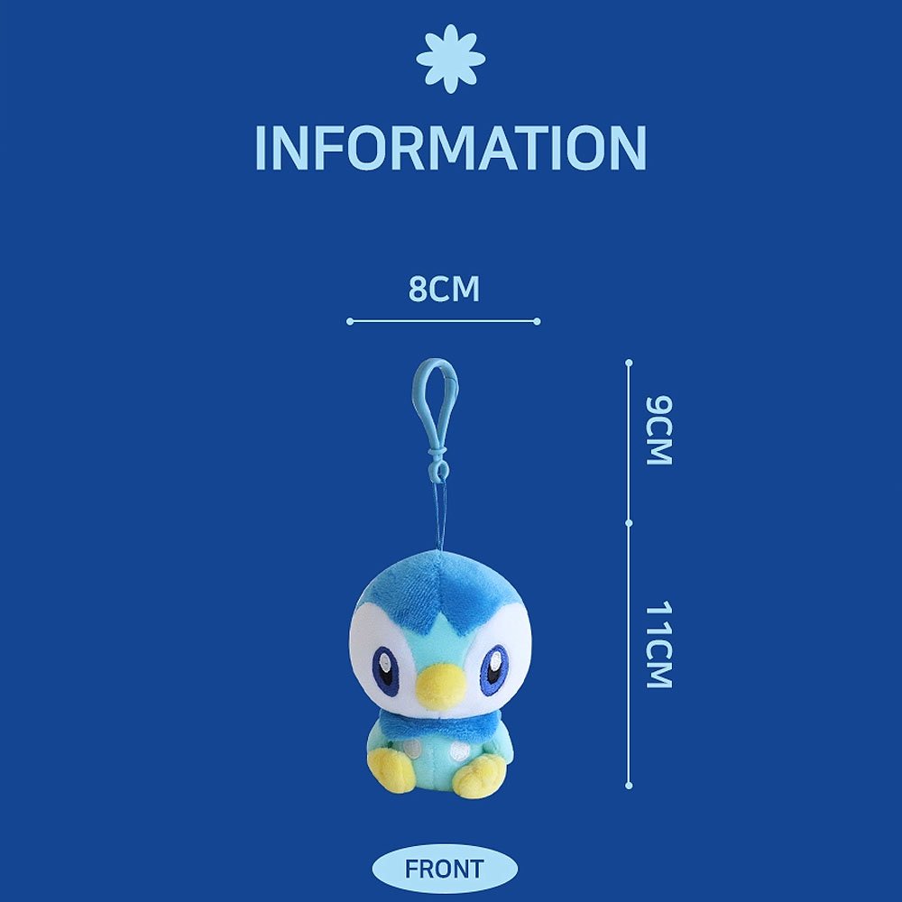 Pokemon Cutie-Pop Piplup Clip-On Plush