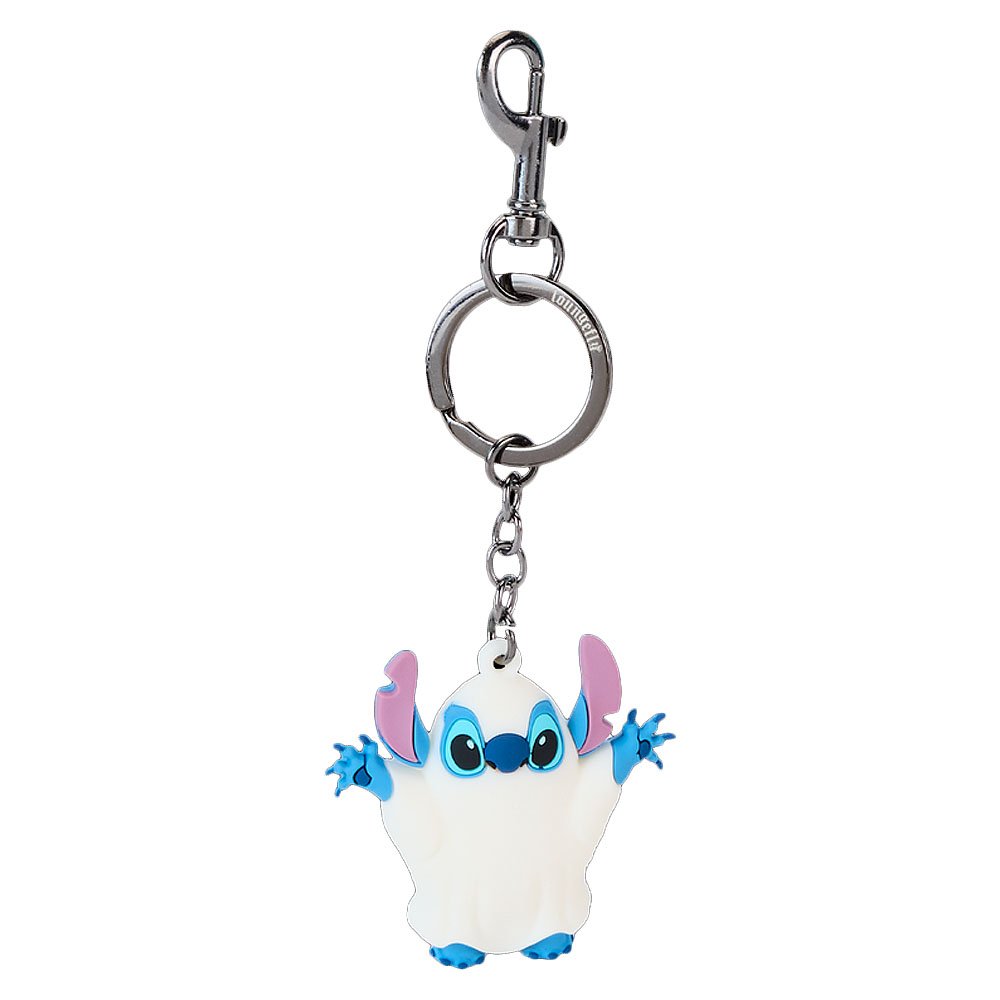 Loungefly x Stitch Ghost Glow-In-The-Dark 3D Molded Key Chain